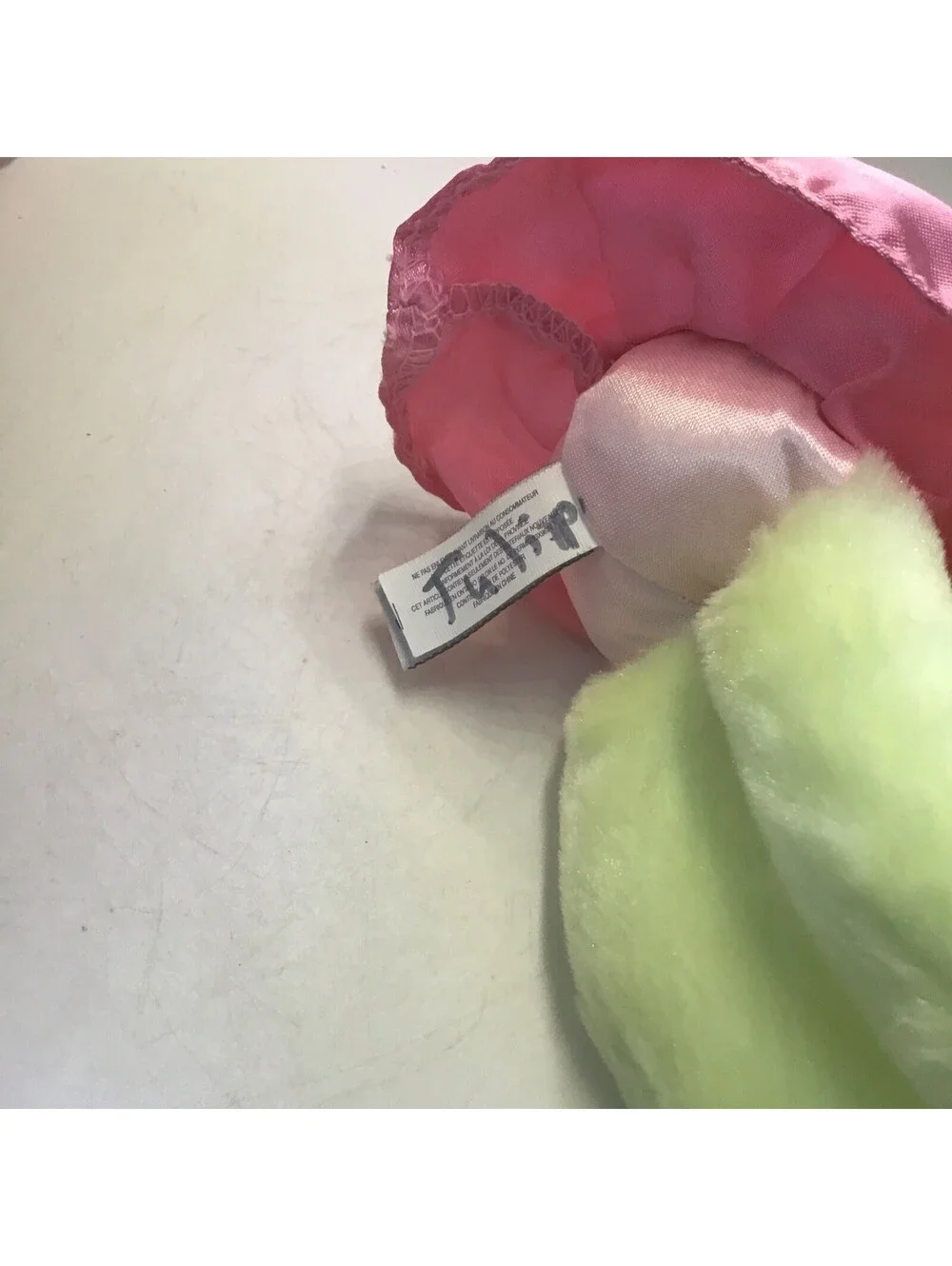 Aurora Ana Ballerina 8” Pink Tutu Light Green Plush Writing On Tag Stuffed